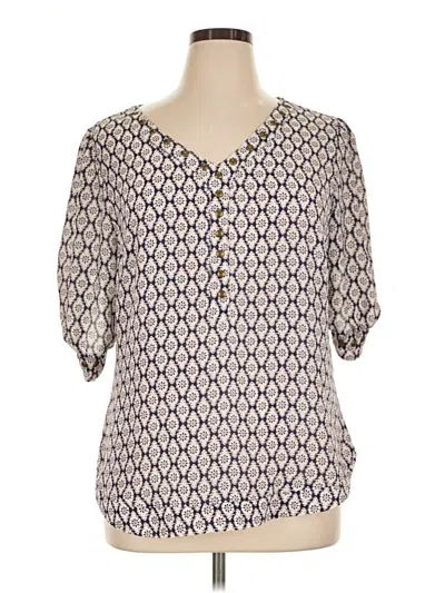 Pre-owned 41hawthorn 3/4 Sleeve Blouse In Ivory