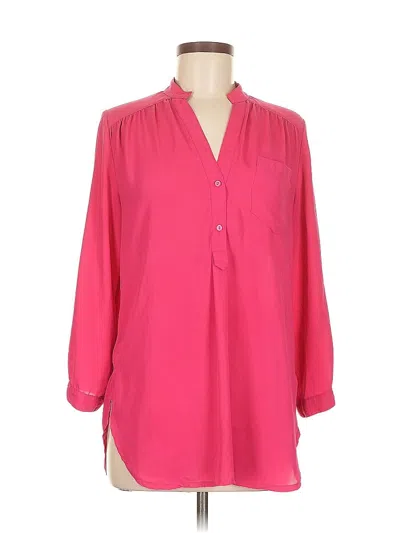 Pre-owned 41hawthorn 3/4 Sleeve Blouse In Pink