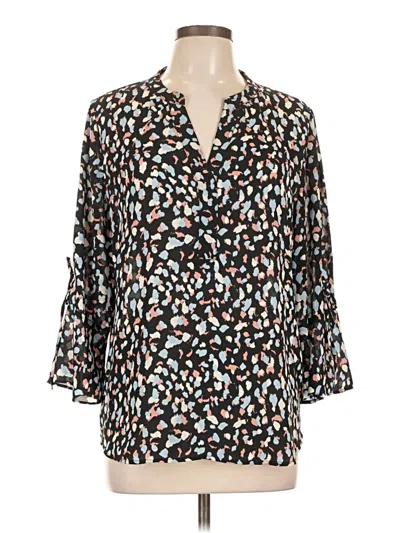 Pre-owned 41hawthorn 3/4 Sleeve Blouse In Teal