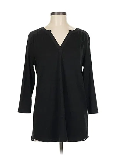 Pre-owned 41hawthorn 3/4 Sleeve T-shirt In Black