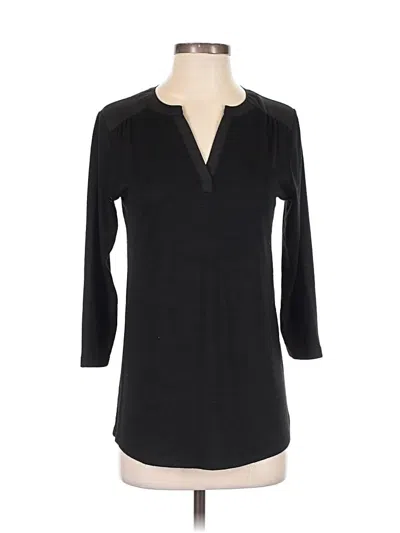 Pre-owned 41hawthorn 3/4 Sleeve T-shirt In Black