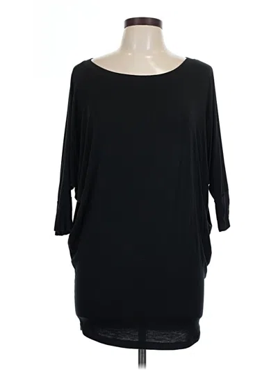 Pre-owned 41hawthorn 3/4 Sleeve T-shirt In Black