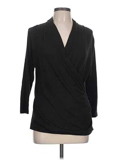 Pre-owned 41hawthorn 3/4 Sleeve T-shirt In Black