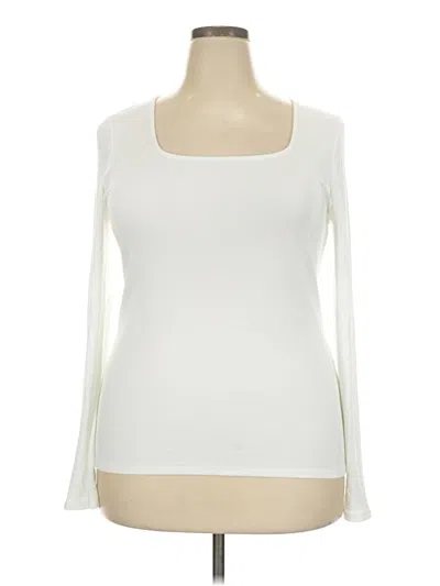 Pre-owned 41hawthorn 3/4 Sleeve T-shirt In Ivory
