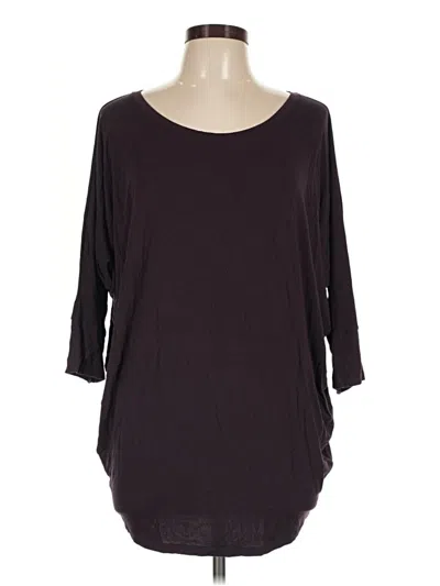 Pre-owned 41hawthorn 3/4 Sleeve T-shirt In Purple