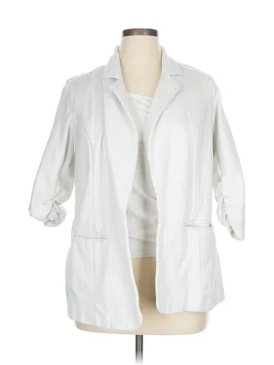Pre-owned 41hawthorn Blazer Jacket In White
