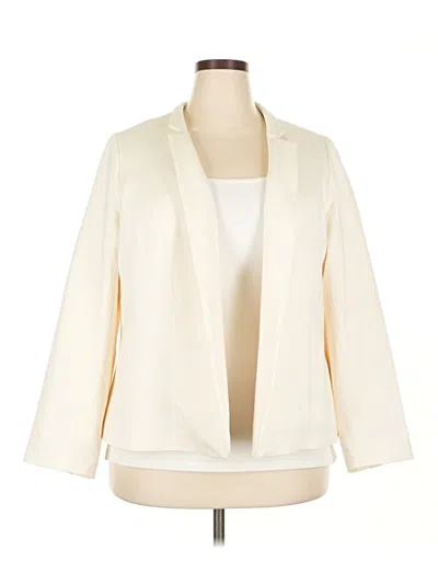 Pre-owned 41hawthorn Blazer Jacket In White