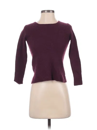 Pre-owned 41hawthorn Cashmere Pullover Sweater In Burgundy