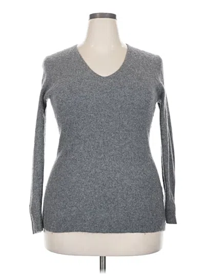 Pre-owned 41hawthorn Cashmere Pullover Sweater In Gray