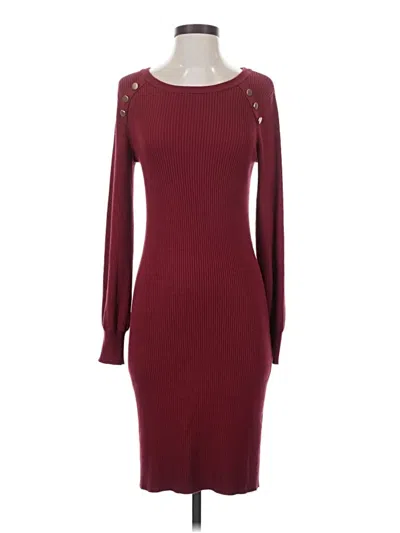 Pre-owned 41hawthorn Casual Dress In Burgundy