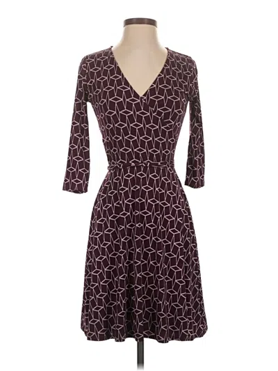 Pre-owned 41hawthorn Casual Dress In Burgundy