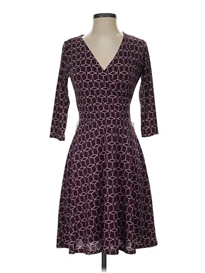 Pre-owned 41hawthorn Casual Dress In Burgundy