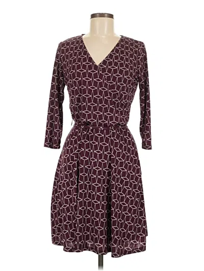Pre-owned 41hawthorn Casual Dress In Burgundy