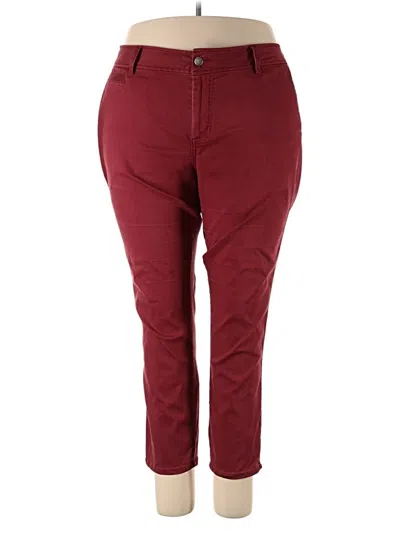 Pre-owned 41hawthorn Casual Pants In Burgundy
