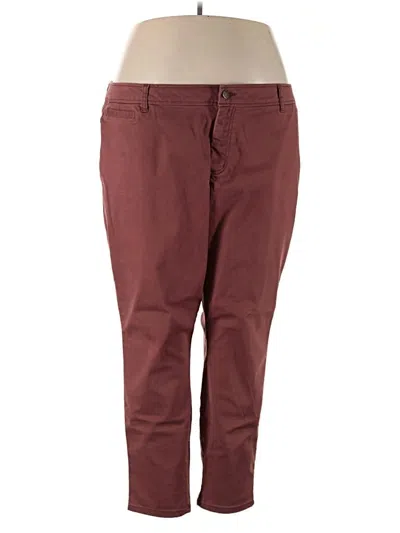 Pre-owned 41hawthorn Casual Pants In Burgundy