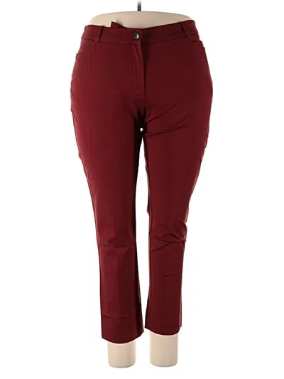 Pre-owned 41hawthorn Casual Pants In Burgundy