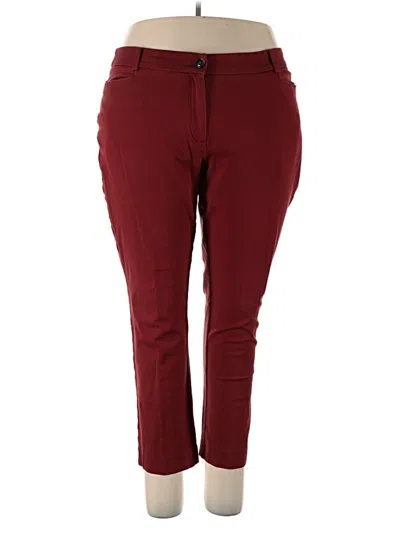 Pre-owned 41hawthorn Casual Pants In Burgundy
