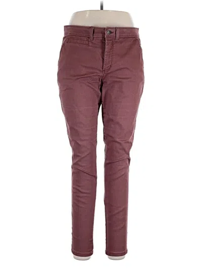 Pre-owned 41hawthorn Casual Pants In Burgundy