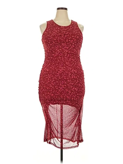 Pre-owned 41hawthorn Cocktail Dress In Burgundy
