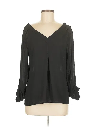 Pre-owned 41hawthorn Long Sleeve Blouse In Black
