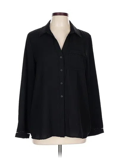 Pre-owned 41hawthorn Long Sleeve Blouse In Black