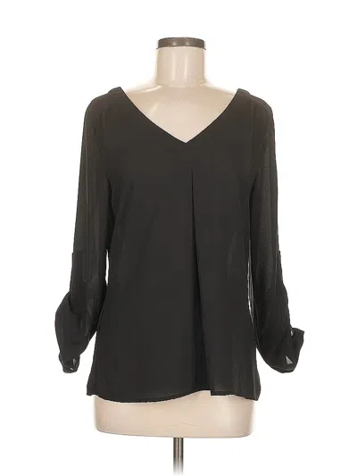Pre-owned 41hawthorn Long Sleeve Blouse In Black