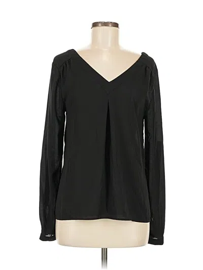 Pre-owned 41hawthorn Long Sleeve Blouse In Black