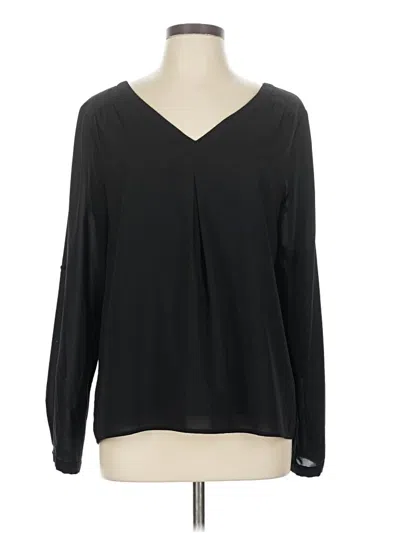 Pre-owned 41hawthorn Long Sleeve Blouse In Black