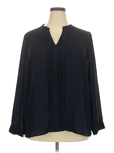 Pre-owned 41hawthorn Long Sleeve Blouse In Black