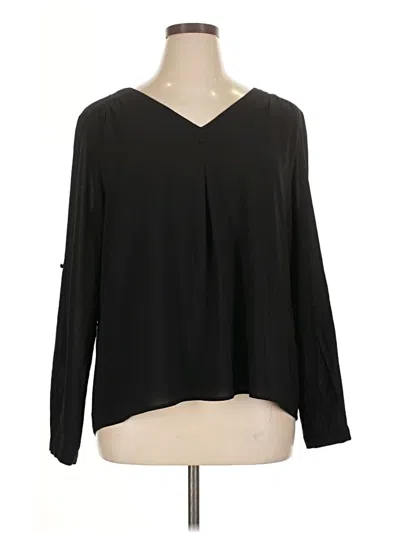 Pre-owned 41hawthorn Long Sleeve Blouse In Black