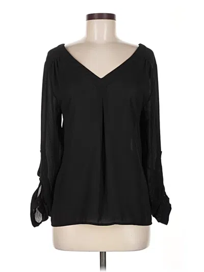 Pre-owned 41hawthorn Long Sleeve Blouse In Black