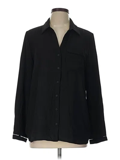 Pre-owned 41hawthorn Long Sleeve Blouse In Black