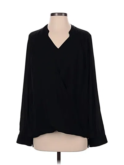 Pre-owned 41hawthorn Long Sleeve Blouse In Black
