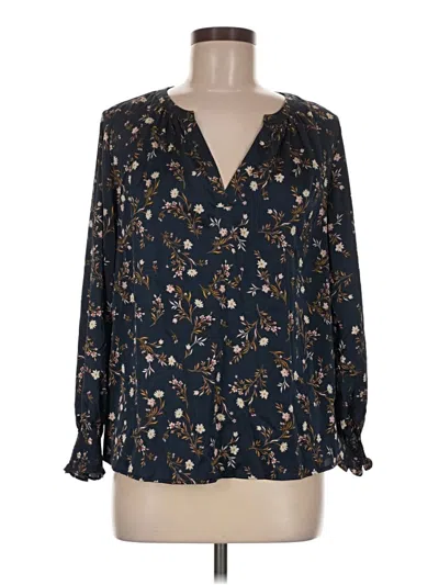 Pre-owned 41hawthorn Long Sleeve Blouse In Black