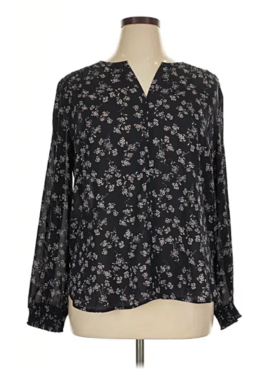 Pre-owned 41hawthorn Long Sleeve Blouse In Black