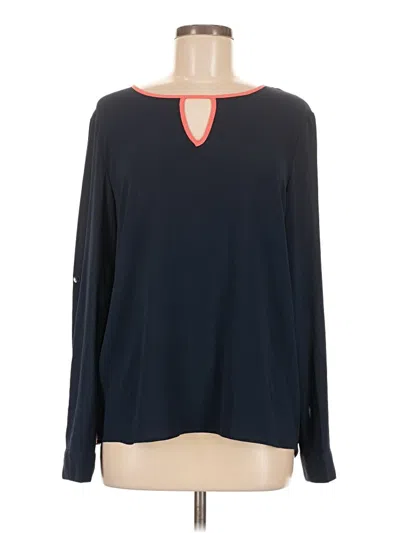 Pre-owned 41hawthorn Long Sleeve Blouse In Blue