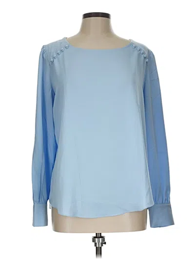 Pre-owned 41hawthorn Long Sleeve Blouse In Blue