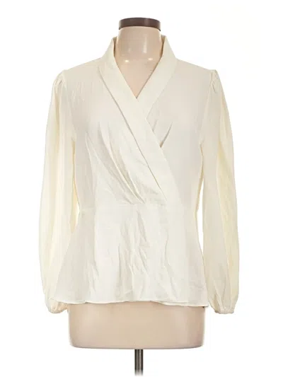 Pre-owned 41hawthorn Long Sleeve Blouse In Ivory