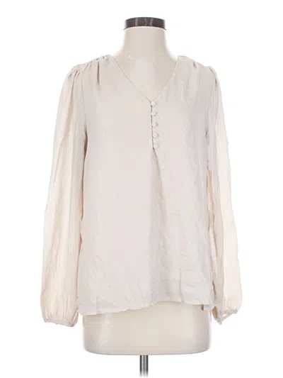 Pre-owned 41hawthorn Long Sleeve Blouse In Ivory