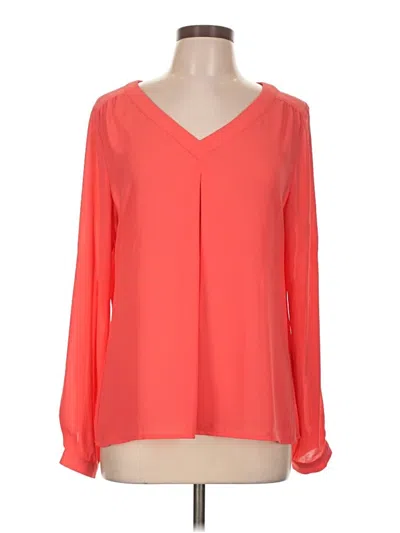 Pre-owned 41hawthorn Long Sleeve Blouse In Orange