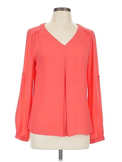 Pre-owned 41hawthorn Long Sleeve Blouse In Orange