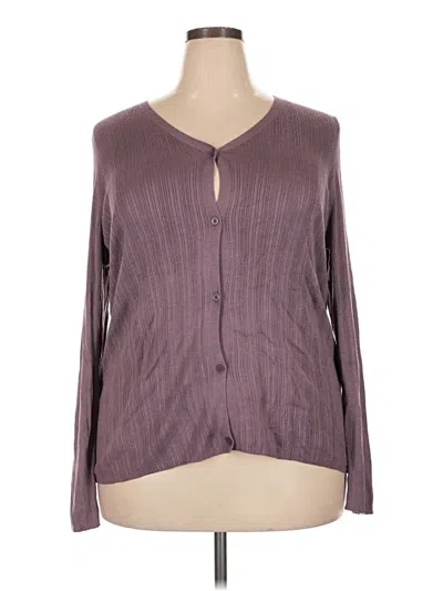 Pre-owned 41hawthorn Long Sleeve Blouse In Purple