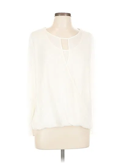 Pre-owned 41hawthorn Long Sleeve Blouse In White