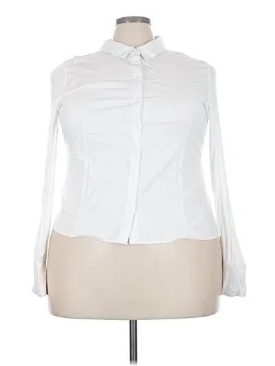 Pre-owned 41hawthorn Long Sleeve Blouse In White