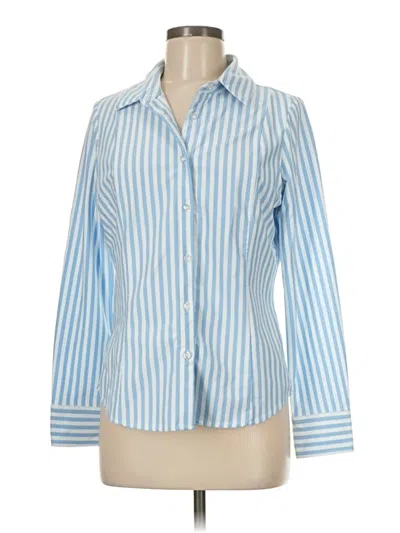 Pre-owned 41hawthorn Long Sleeve Button Down Shirt In Blue