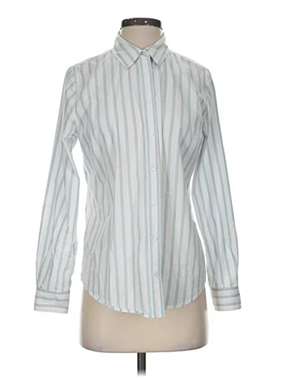 Pre-owned 41hawthorn Long Sleeve Button Down Shirt In Blue
