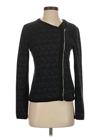 Pre-owned 41hawthorn Long Sleeve Top Black Crew Neck Tops