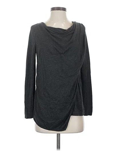 Pre-owned 41hawthorn Long Sleeve Top Gray Cowl Neck Tops
