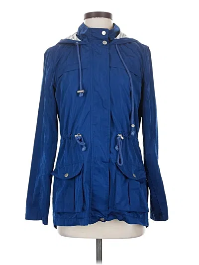 Pre-owned 41hawthorn Raincoat In Blue