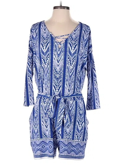 Pre-owned 41hawthorn Romper In Blue